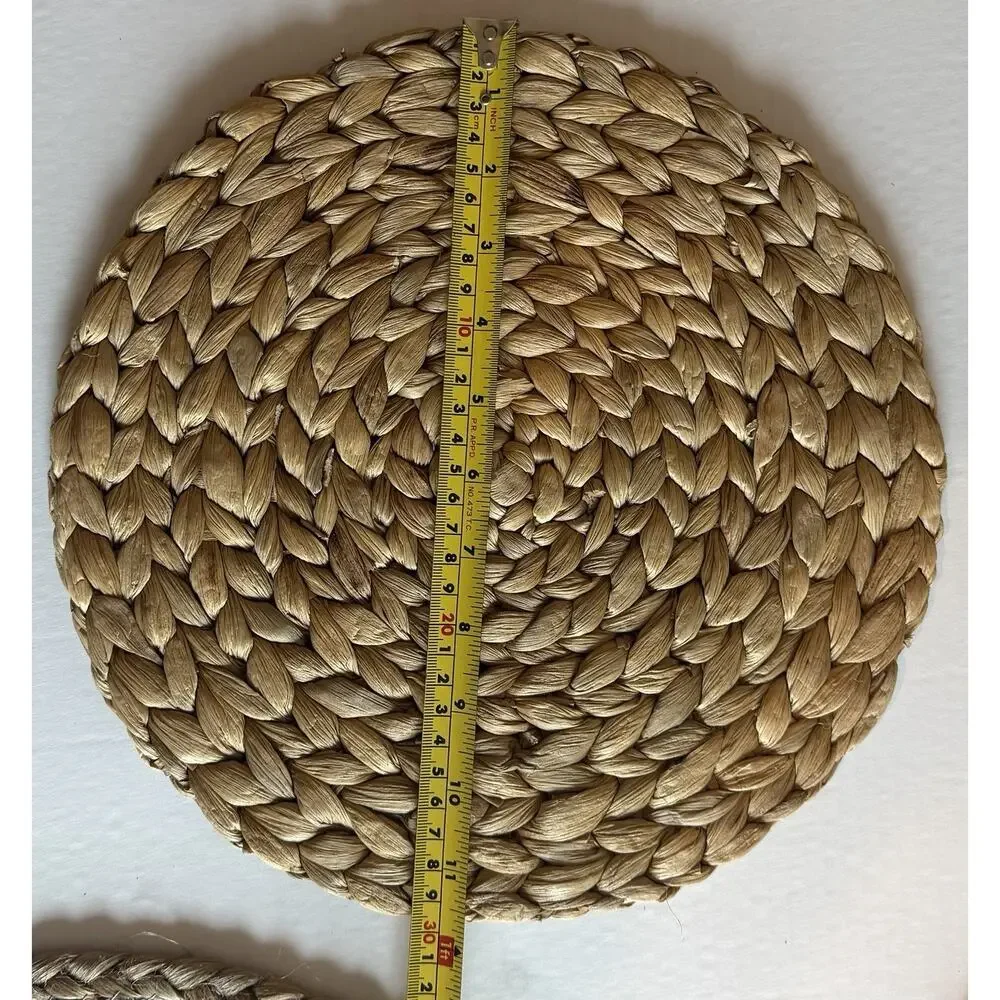 Vintage Lot of 22 Wicker Rattan Woven Place Table Mats Boho Decor Various Sizes